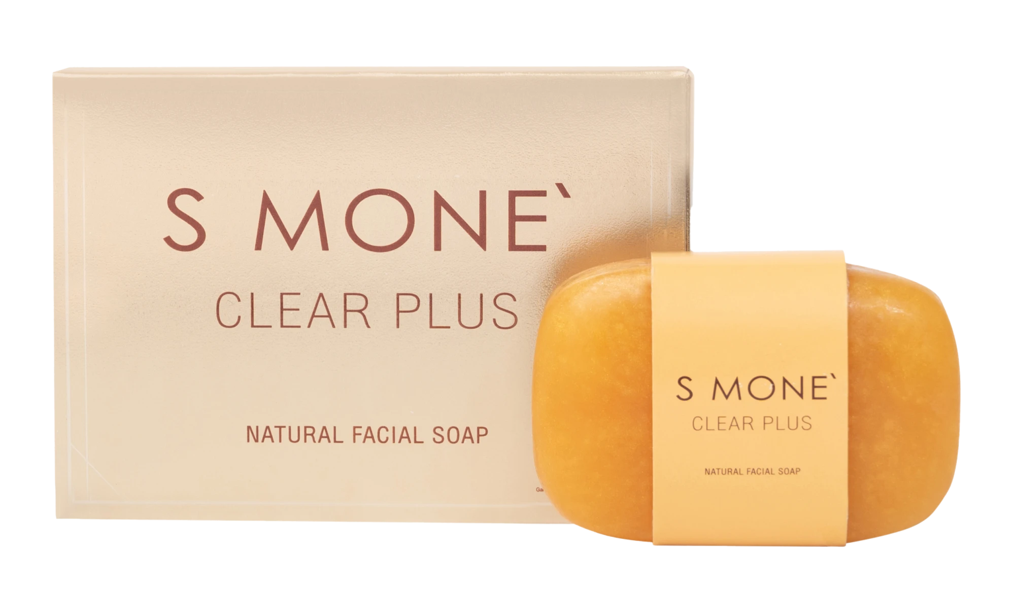 S MONE clear natural facial soap